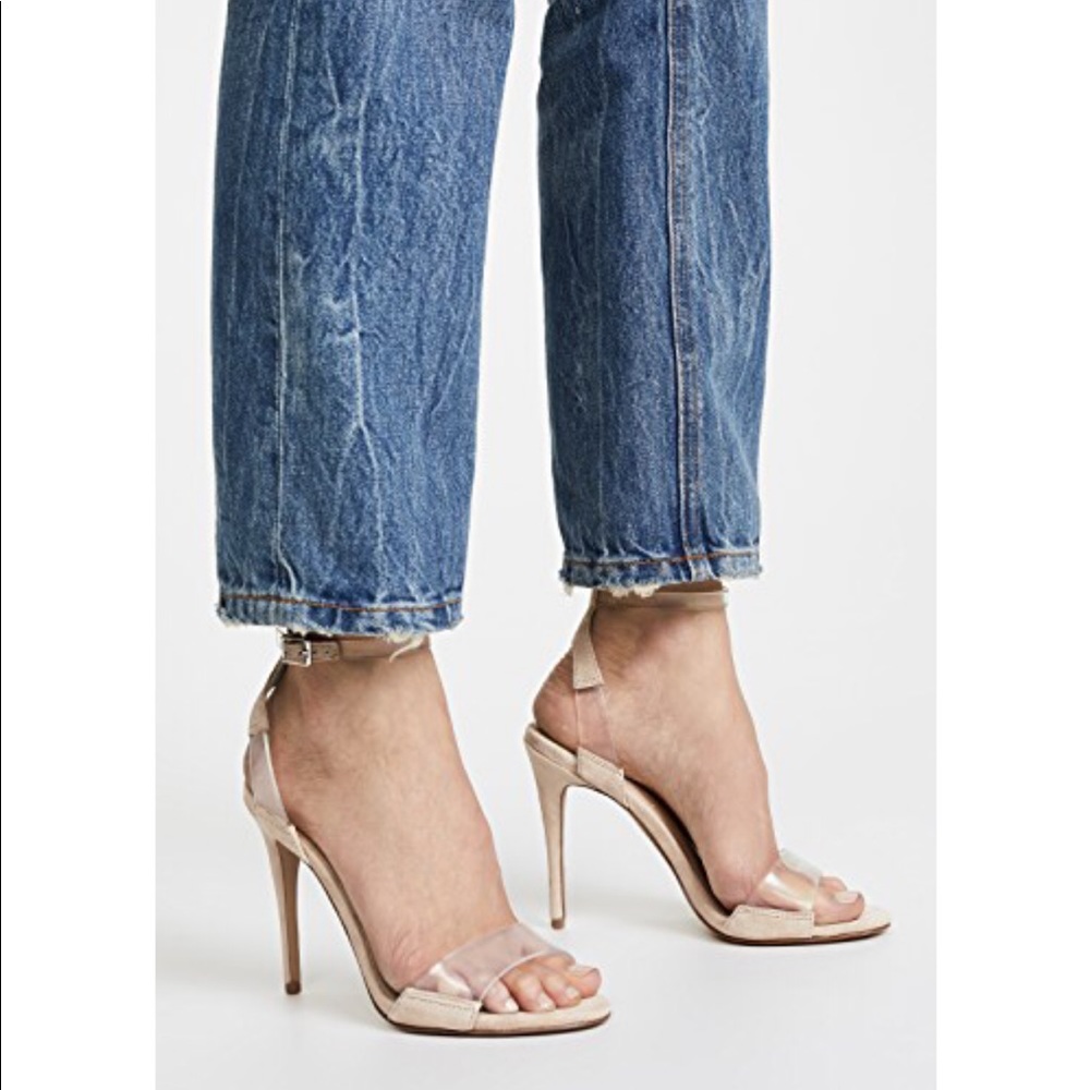 Kendall & Kylie Enya Clear Strap Stiletto Sandals
